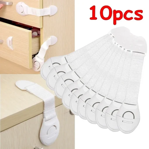 10pcs-Lot-Drawer-Door-Cabinet-Cupboard-Toilet-Safety-Locks-Baby-Kids-Safety-Care-Plastic-Locks-Straps.webp