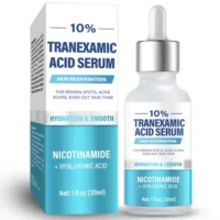 Tranexamic Skin Rejuvenation Essence - Hydration Boost with Hyaluronic & Niacinamide - Alcohol-Free Facial Care Solution - No Battery Glass Dropper Included - 1.01oz